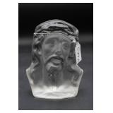 Viking Art Glass Jesus Christ Bust