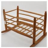 Antique Hand Made Doll Bed