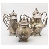 Silver Plated Tea/Coffee Pots