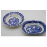 Blue Willow Serving Dishes (2)