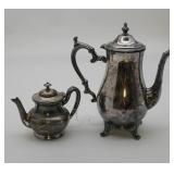 Silver Plated Teapots (2)
