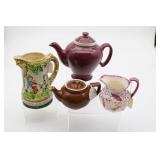 Hall Individual Teapot, Wedgwood Lusterware