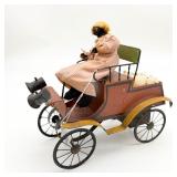 Horseless Carriage w/Figurine