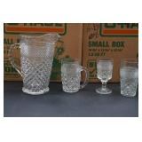Large Lot of Anchor Hocking Wexford Pattern