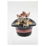Vintage Anthropomorphic Bunnies in Top Hat