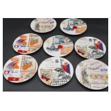 Rosanna Paris France Ceramic Salad/Dessert Plates