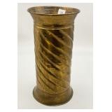 Brass Spiral Swirl Umbrella Stand