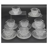 Collection of Fostoria American Cup & Saucers