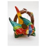 Vintage Parrot Wall Pocket
