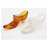 Amber Daisy and Button Slipper and White