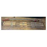 Stanley Levels and Bar Clamps
