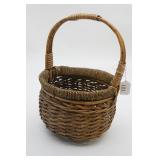 Rustic Style Woven Rattan Basket
