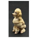 Enameled Jeweled Sitting Poodle Trinket Box