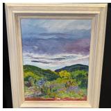 Coastal Landscape Oil on Canvas by dePierre