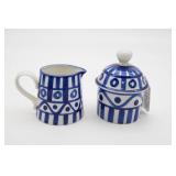 Dansk Arabesque Creamer & Sugar