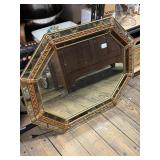 Hollywood Regency Octagonal Wall Mirror