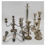 Silver Plated Candelabras & Candlestick Holders