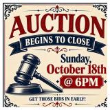 Auction Begins to Close: