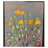 Yellow & Orange Roses Painting on Canvas