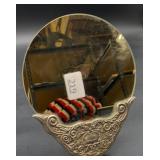 Victorian Silver Plated Tabletop Vanity Mirror