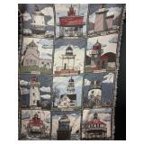 Lighthouse Tapestry Throw Blanket