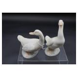 Vintage Nao Lladro Duck and Goose Figurines