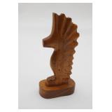 MCM Wood Seahorse Toothpick Holder