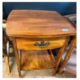 Country Farmhouse Wooden Nightstand
