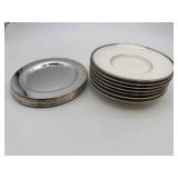 Packard Saucers & Silver Tone Plates