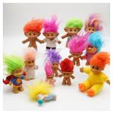 Collection of Troll Dolls