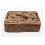Syroco Acorn and Oak Leaf Trinket Box