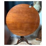 19th Century Cherry Tilt Top Tea Table