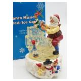 Santa Musical Lighted Ice Carving