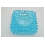 Fenton Hobnail Blue Salt Cellar