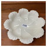 Lenox Porcelain Serving Dish Leaf & Shell