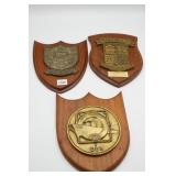 US Navy Presentation Plaque Lot