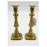 Pair of Brass Candlestick Holders