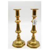 Pair of Brass Candlestick Holders