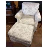 Pearson Furniture Floral Armchair & Matching
