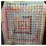 Antique Postage Around the World Quilt