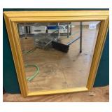 Gold Tone Framed Mirror