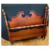 Mahogany Full Pineapple Poster Bed Headboard/