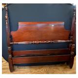 Mahogany Full Size Four Poster Bed Frame