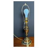 Brass Candlestick Table Lamp
