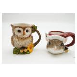 Fitz & Floyd Charming Tails Holiday Cheer Mug &