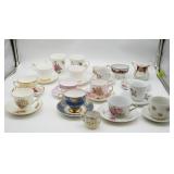 Large Collection of Teacups & Saucers