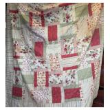 Floral Patchwork Quilt