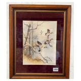 Flying Ducks Print by Andrea Orpinas