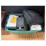 Large Tote of Electronics