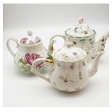 Collection of Porcelain Teapots (3)